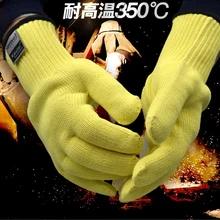 Перчатки безопасности арамидного волокна Макс 350 Цельсия термостойкие рабочие перчатки