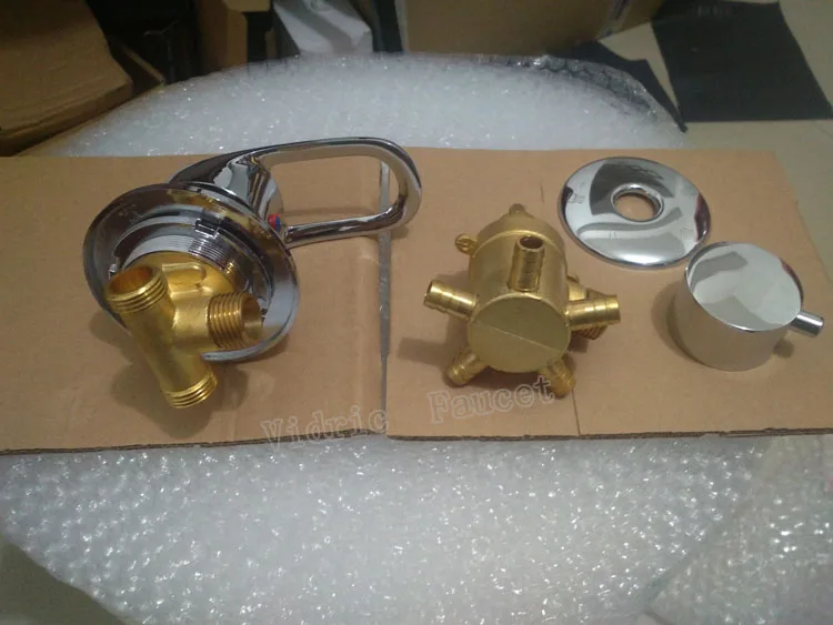 Shower Faucet Separate 2/3/4/5 Ways Shower Room Mixing Faucet