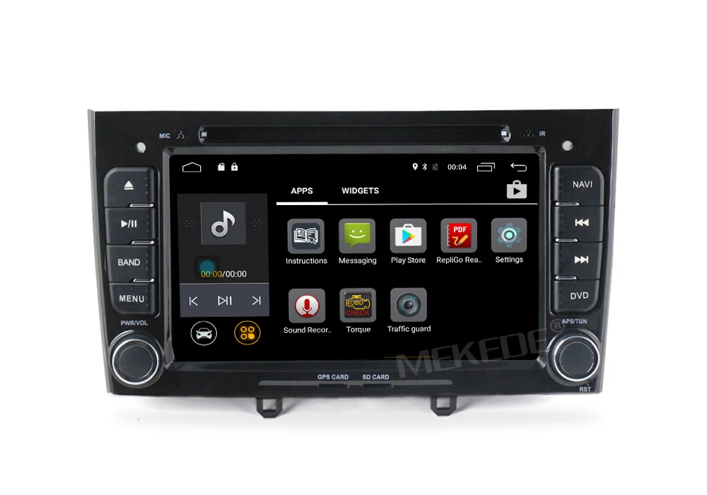 Cheap Mekede M518 Pure Android 7.1 Car DVD player for Peugeot 308 408 with car GPS navigation multimedia audio radio vedio 4G wifi BT 30