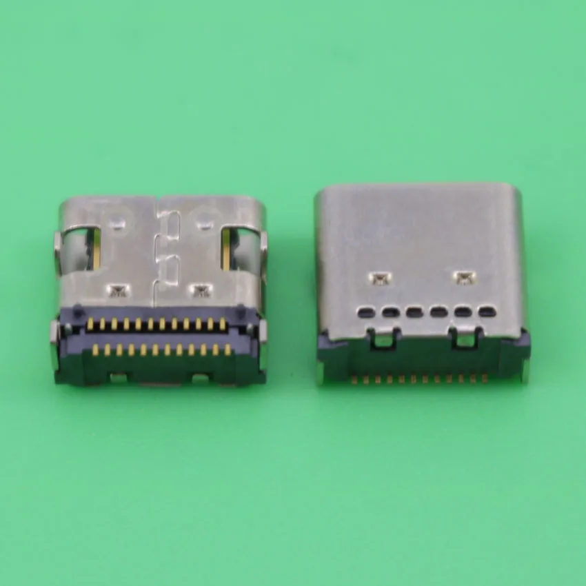 YuXi 1X Новый 24 pin Тип C USB гнездо micro 3 1 разъем питания Коннектор зарядка док порт