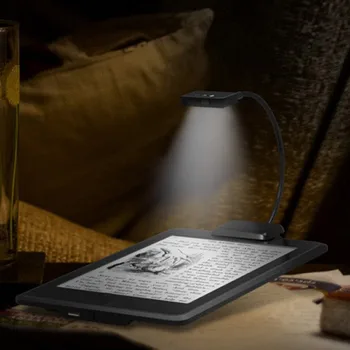 

Book Light Clip on LED Reading Light Flexible Neck with 2 Brightness for Book Reading Light eBook Readers ALI88