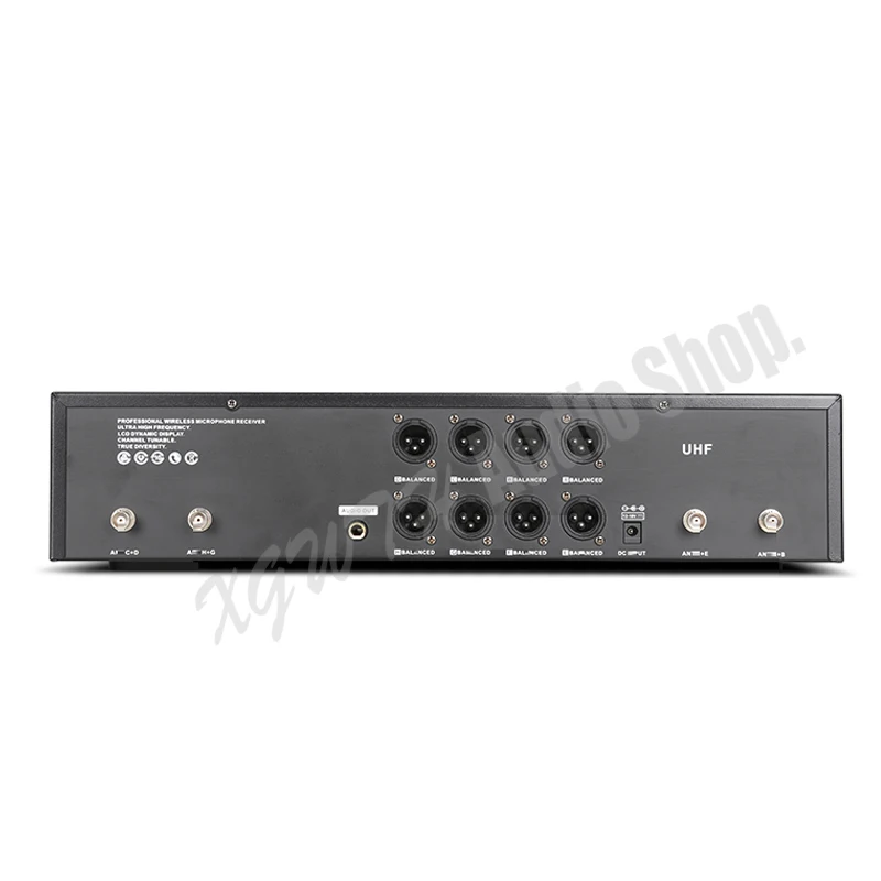 UHF 8 Channels Handheld Wireless Microphone System