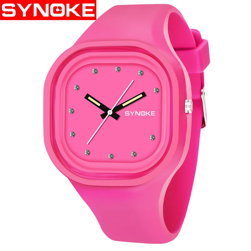 Student watch trend watch tide sports waterproof quartz fashion silicone couple table student