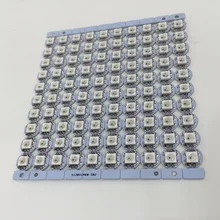 Светодиодный жесткий PCB WS2812B белый/черный горошек 5 в SMD5050 RGB WS2811 полноцветный шарик встроенный IC можно индивидуально адресовать