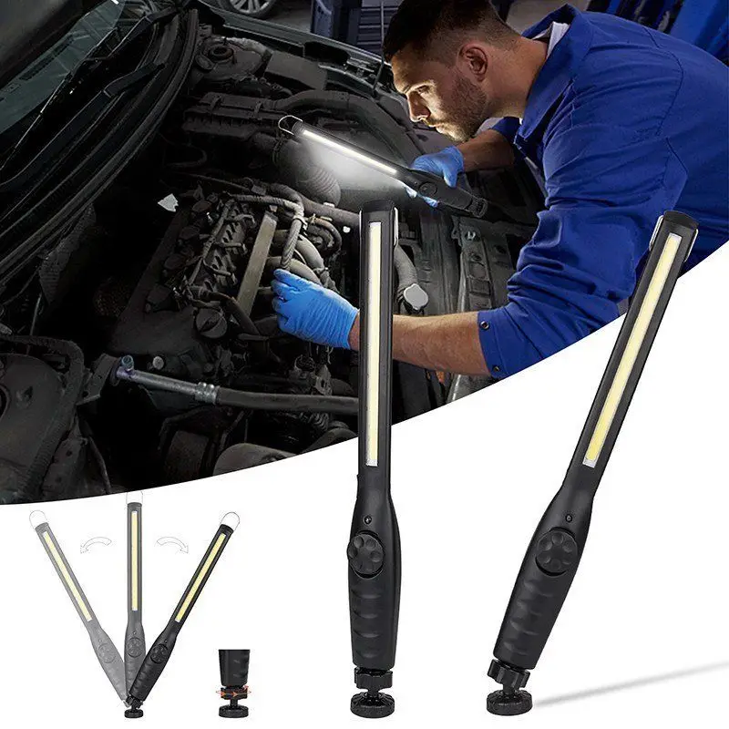 

USB Rechargeable COB LED Work Light Torch Inspection Magnetic Lamp Flexible Flashlight led Car Styling Touchable Night Light