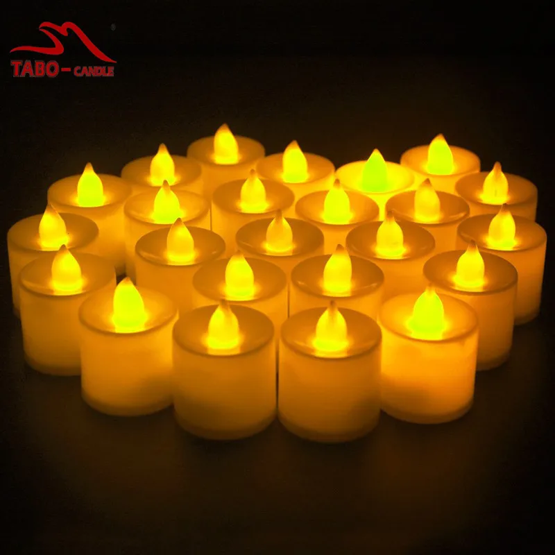 Indoor & Outdoor Weatherproof Flameless LED Tea Light Candle for Home