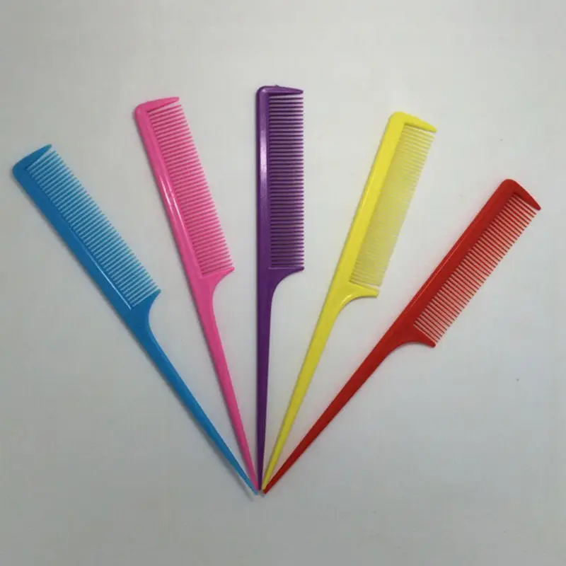

10 Pcs/lot Hairdresser Keratin Treatment Styling Tool Hair Pointed Tail Comb Nicety Type Clip Design The Salon Tools Wholesale