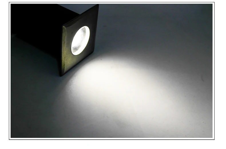 Conduziu a Luz Holofote à Prova Água ao ar Inoxidável Embutido Subterrânea Enterrado Praça Local 12-24 v 3 w Holofotes d' Livre Pátio Aço 14 Luminária led embutida para ponto, aço inoxidável