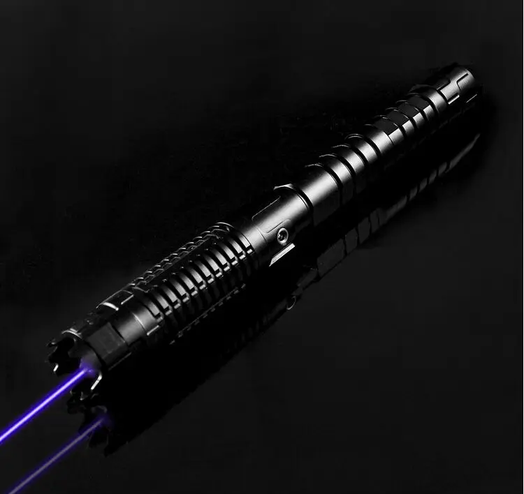 

High Power Military Blue Laser Pointer 450nm 1000w 1000000m Focusable Burning Lazer burn paper lit cigarette cutting Hunting+5 c