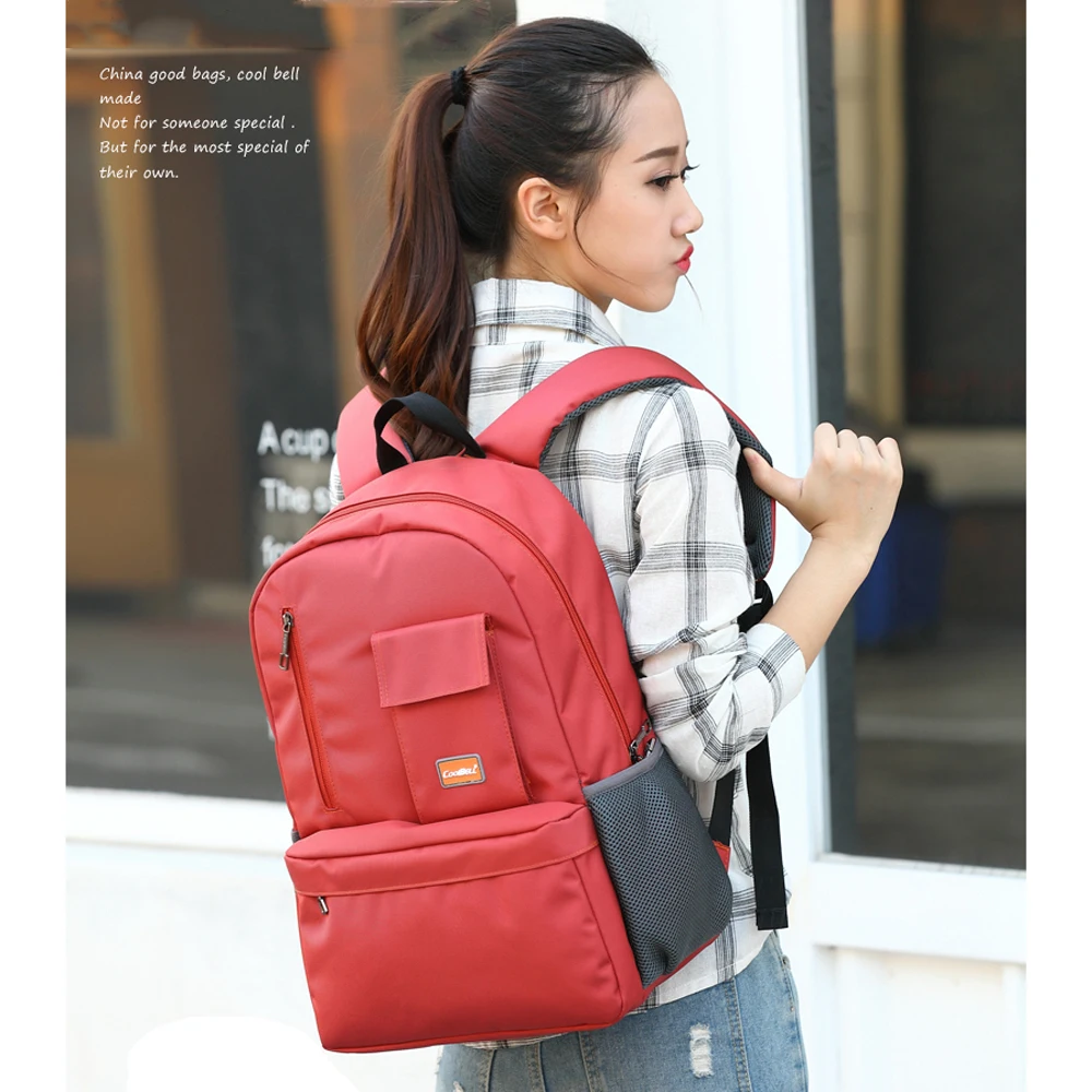 

Female Student School Backpack Schoolbag Waterproof Nylon Backpacks For Girls Teenagers Urban Laptop Backpack for Notebook 15"