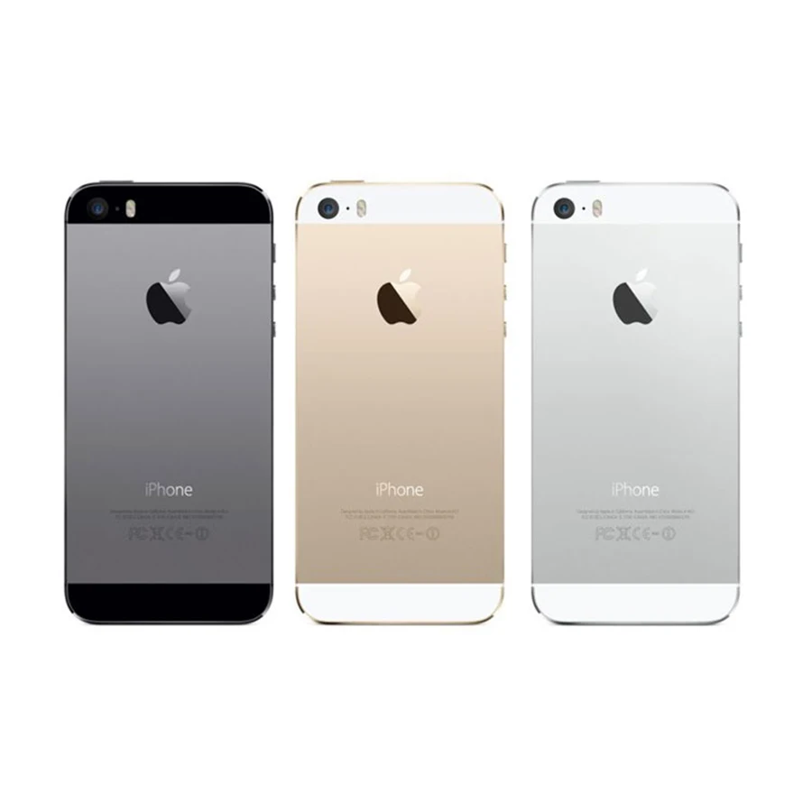 Unlocked Apple iPhone 5S 16GB / 32GB / 64GB ROM IOS phone White Black Gold GPS GPRS A7 IPS LTE Cell phone Iphone5s