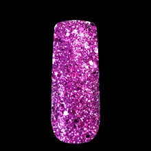 Леди DIY Красота ногтей Блеск смешанный размер фиолетовый порошок Admix фиолетовый шестиугольные блестки акриловые поверхности ногтей украшения 279