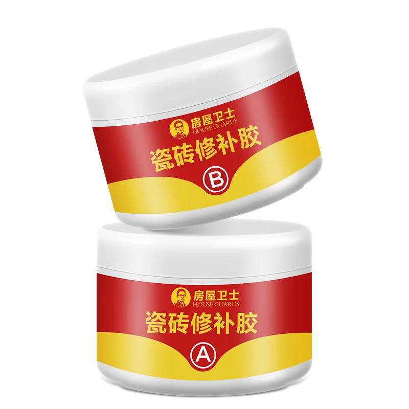 

100g White Tile repair agent ceramic paste floor tile adhesive strong adhesive marble super fix repair home floor tiles grout