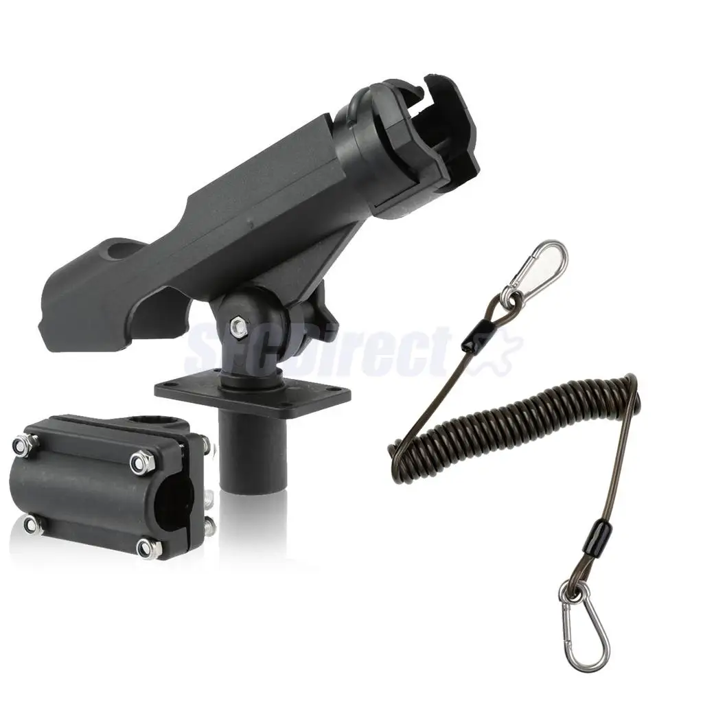 Boat Fishing Rod Holder Rail Mount Rest Rack Stand, 1.6m Steel Wire