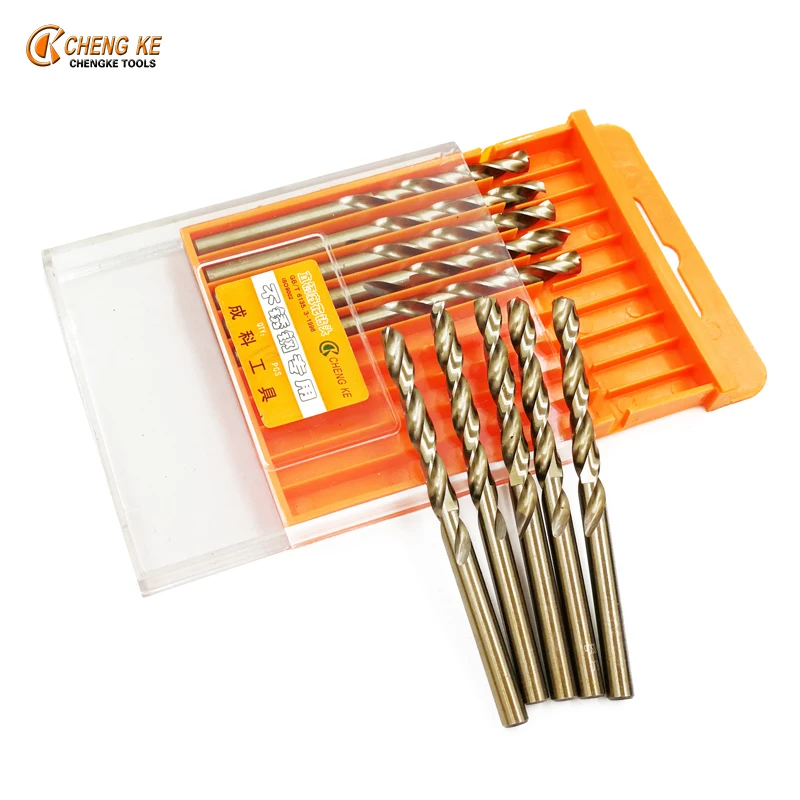 CHENG KE 100Pcs/Set 6mm twist drill bit cobalt steel alloys metal drill