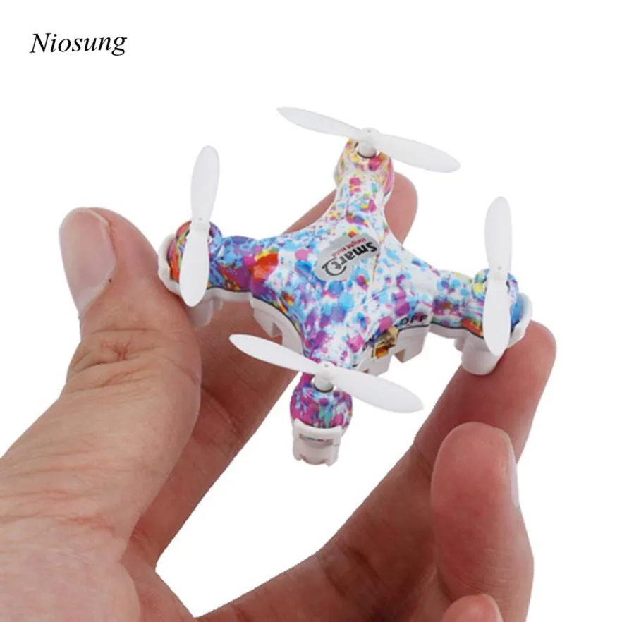 Niosung New Mini Headless Mode 2 4G 4 axis with High Hold Mode LED Quadcopter Drone