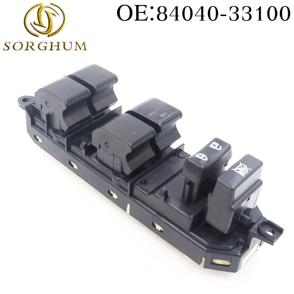 New 84040 33100 Electric Power Window Master Control Switch for Toyota