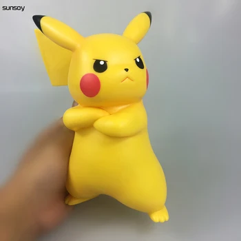 

Anime 8" Pikachu Figure Toys Cartoon Movie Action Figure Toys Japanese Doll Lovely Gift 20CM for kids christmas gift