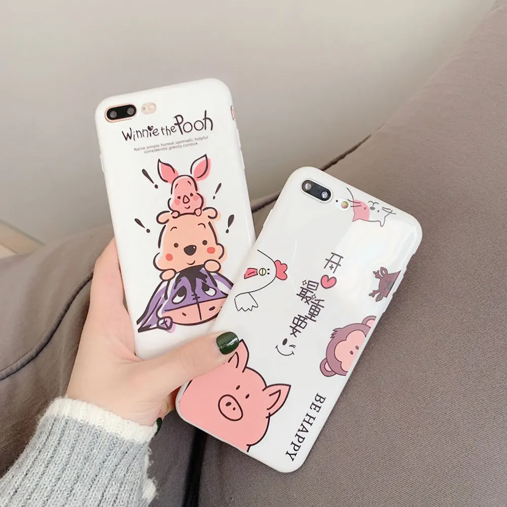 

Silicone Case TPU Soft Cover For iPhone X XR XS Xs Max 7 Plus 8 Plus Cases For iPhone 6S Plus 6 Plus Case Cute Phone Accessories