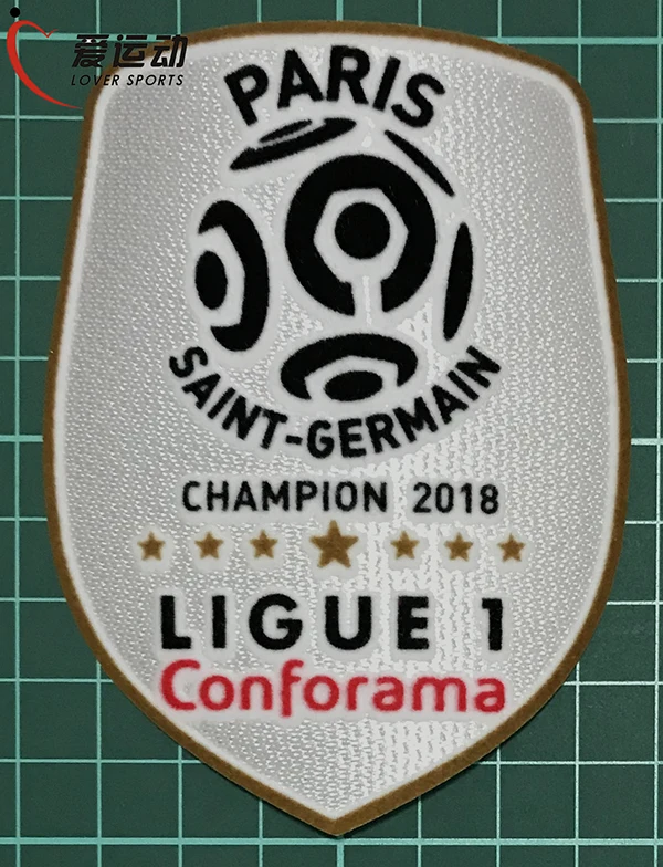 19 PSG home MBAPPE#7 набор именных чисел+ Ligue 1 Чемпион патч+ ooredo Париж MBAPPE#7 nameset