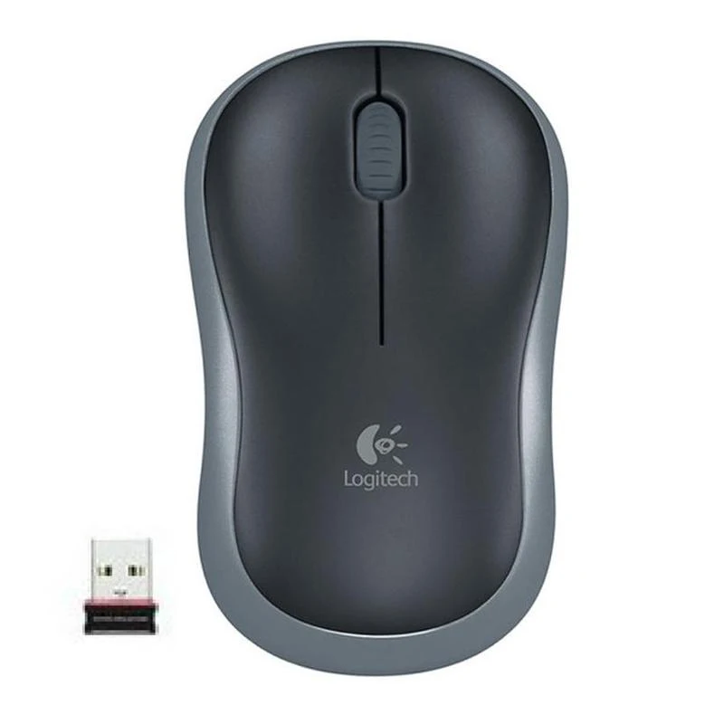 Новая беспроводная мышь logitech M186 2,4G M185 UP M186 с эргономичным 1000 точек/дюйм Nano приемником для PC MAC