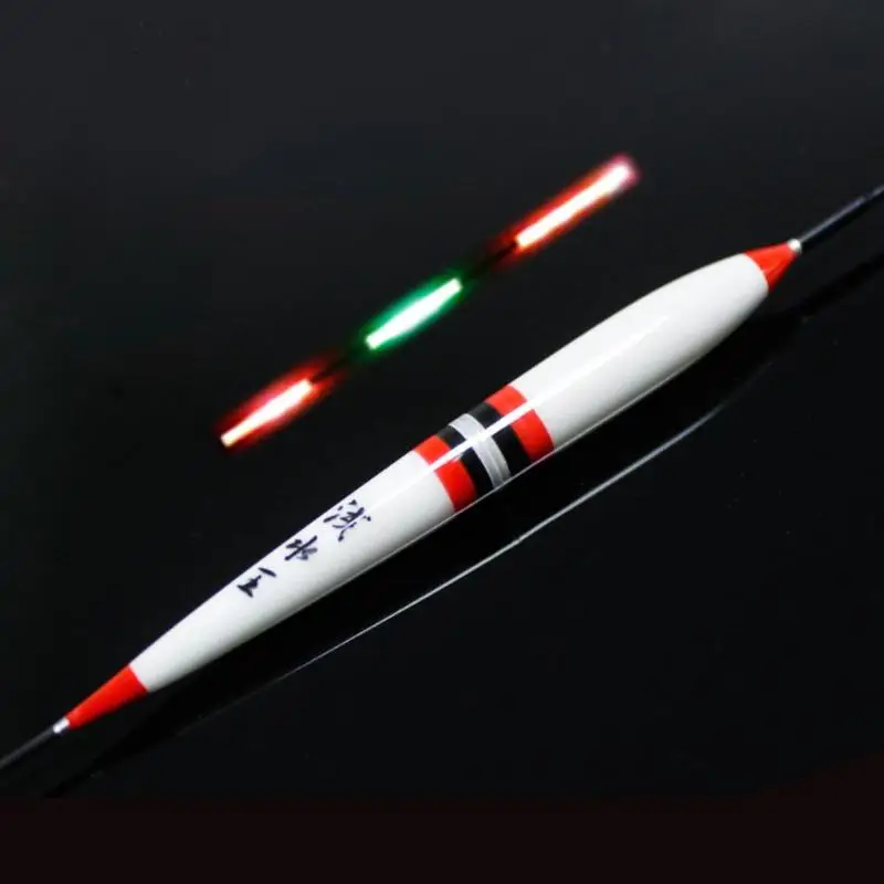 180mm-500mm طوافة خشبية الصيد تعويم LED الكهربائية تعويم ضوء الصيد معالجة مضيئة الإلكترونية تعويم دون البطارية