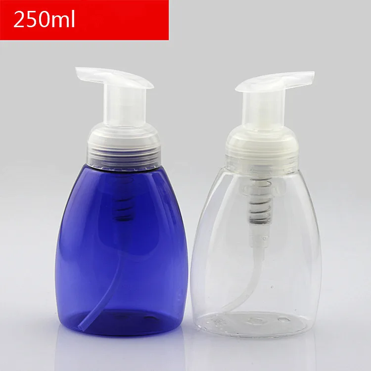 (20pcs) 250ML foaming PET bottle Liquid dispenser with foaming pump