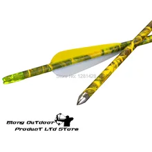 Free Shipping 30″ pure carbon arrow,6pcs/lot, ID6.2MM, spine400 for Hunting archery bow, for hunting&shooting