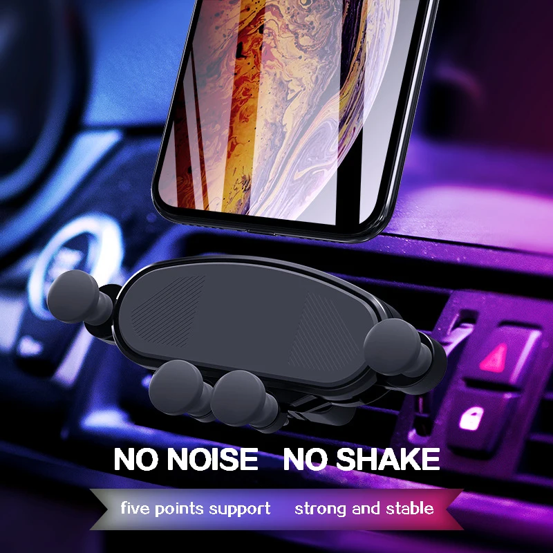 

Universal Car Phone Holder For iPhone X XS Max Samsung Huawei Car Air Vent Mount Holder Gravity Mobile Phone Holder navigation