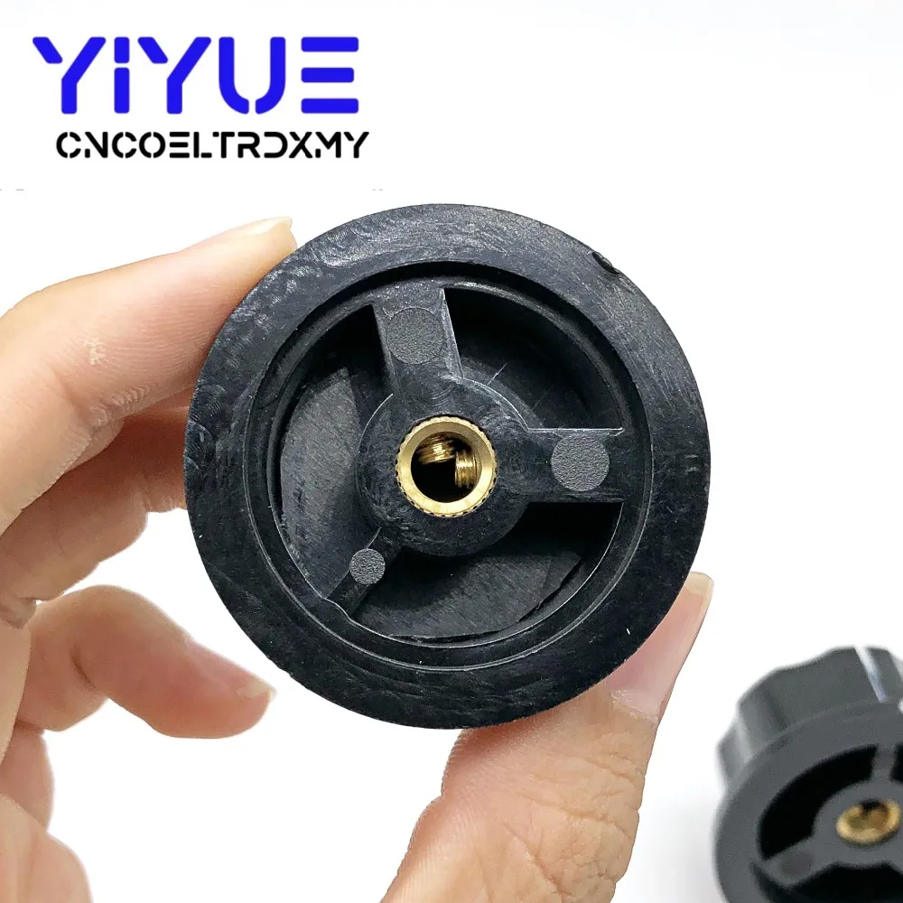 2pcs MF-A05 Potentiometer Knob Cap 6mm Shaft Hole Dia Rotary Switch Bakelite Knob for WHT118 WX050 (5)