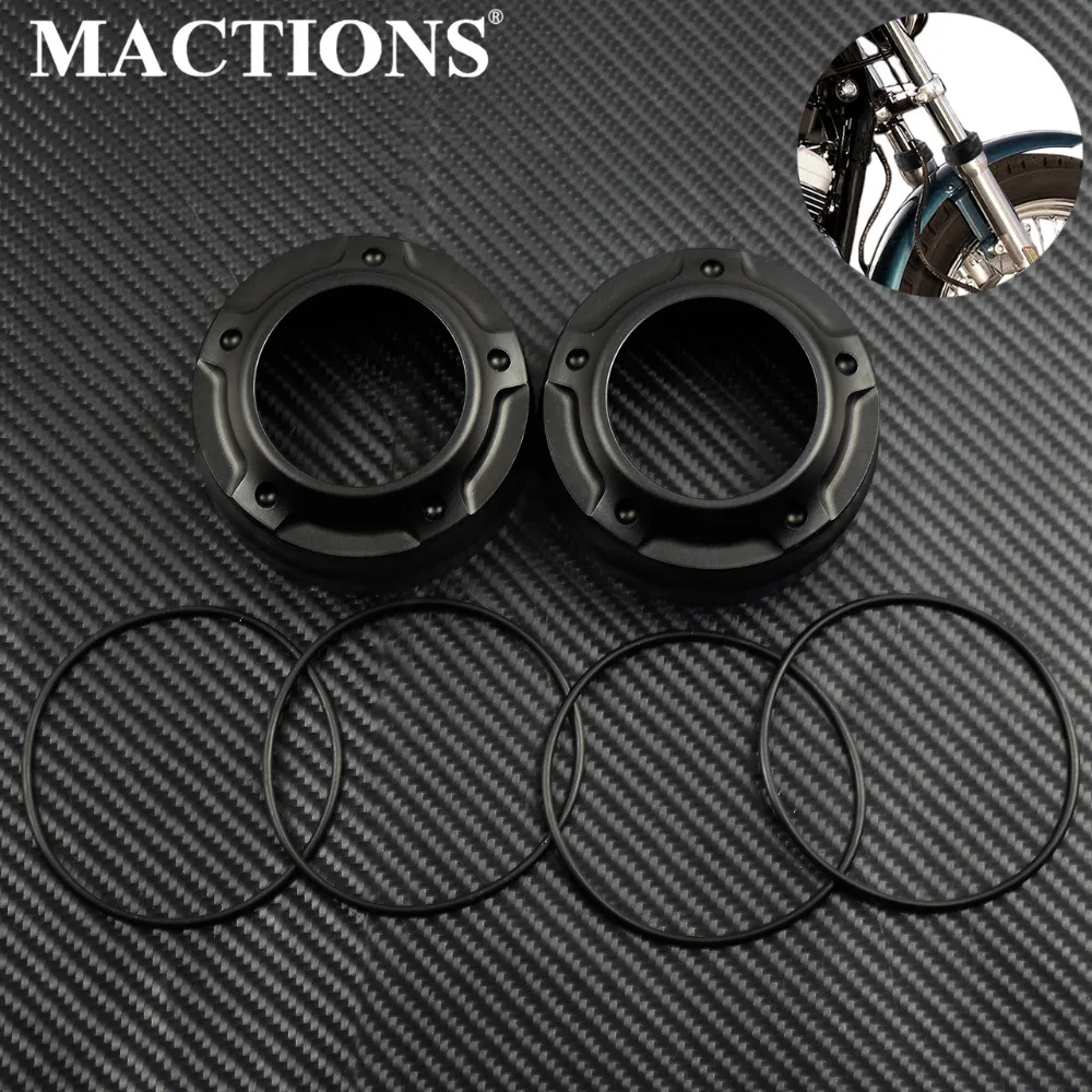 Buy Motorcycle 39mm Fork Tube Cover Matte Black/White