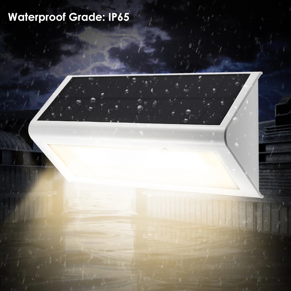 

New Solar Outdoor Light 48 LED 800 Lumen PIR Motion Sensor Light Waterproof and Wireless Wall Garden Yard Pathway Fence Light