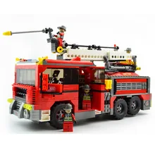 Ausini 21702 kits de edificio modelo de la ciudad de fuego 627 bloques 3d modelo educativo y juguetes de construcción aficiones compatible con leping diy