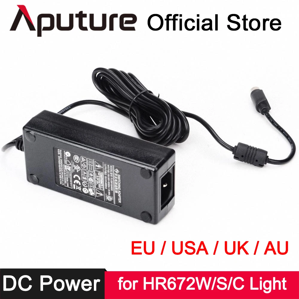 Aputure AC DC Мощность адаптер для Amaran HR672W HR672S HR672C LS мини 20d 20c mini20 mini20d mini20c ЕС AU