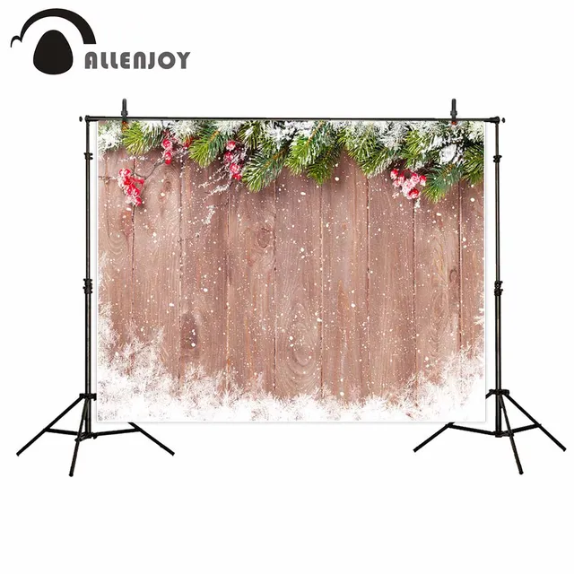Aliexpress.com : Buy Allenjoy Christmas backdrop Wooden background ...