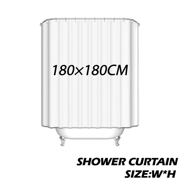 Три Бультерьера не могут иметь только одно одеяло Sho декоративные ткани занавески для душа - Цвет: Curtain-180X180CM