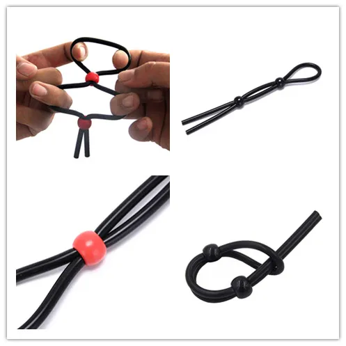 Silicone Penis Ring For Men Massage Adjustable Time Lasting Lock Adult Toy Cock Ring Erotic Male Products New