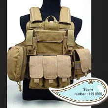 Тактический Молл боевое обмундирование CIRAS сверхмощный Броня нейлоновый жилет песок для охоты