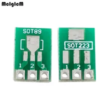 McIgIcM 100 шт. SOT89 SOT223 к DIP печатной платы передачи DIP Pin доска шаг адаптер keysets