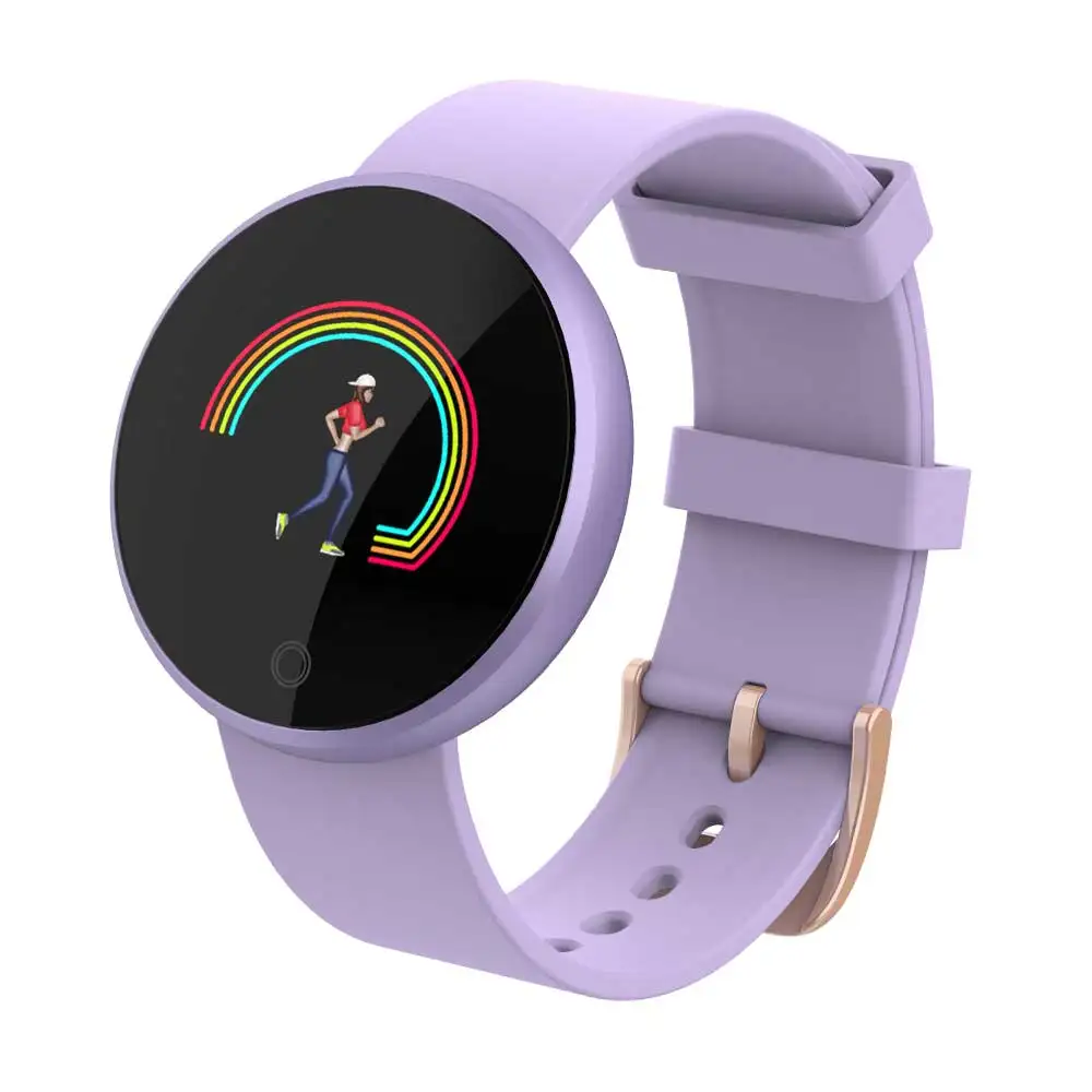 SKMEI модные женские туфли Smart цифровые часы женский период напоминание HeartRate водостойкие часы колории шаг красивые наручные часы B36 - Цвет: Purple