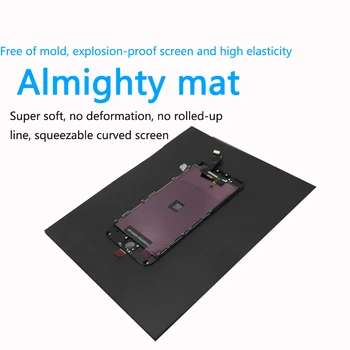 

Super Soft Black Foam Rubber Mat Pressure Screen Pad LCD Screen Repair Mat High Precision Vacuum Laminating Machine Platform