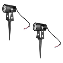 Открытый ландшафтное освещение 12 V Солнечный свет Пейзаж Спайк светодиодное ландшафтное освещение для садовое оформление