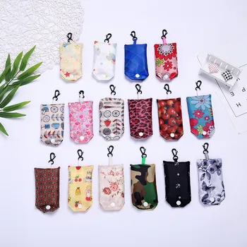 

Hot Fashion Resuable Shopping bag Foldable Eco Friendly Tote Pouch Recycle Storage Handbags Home Storage Organization Bag
