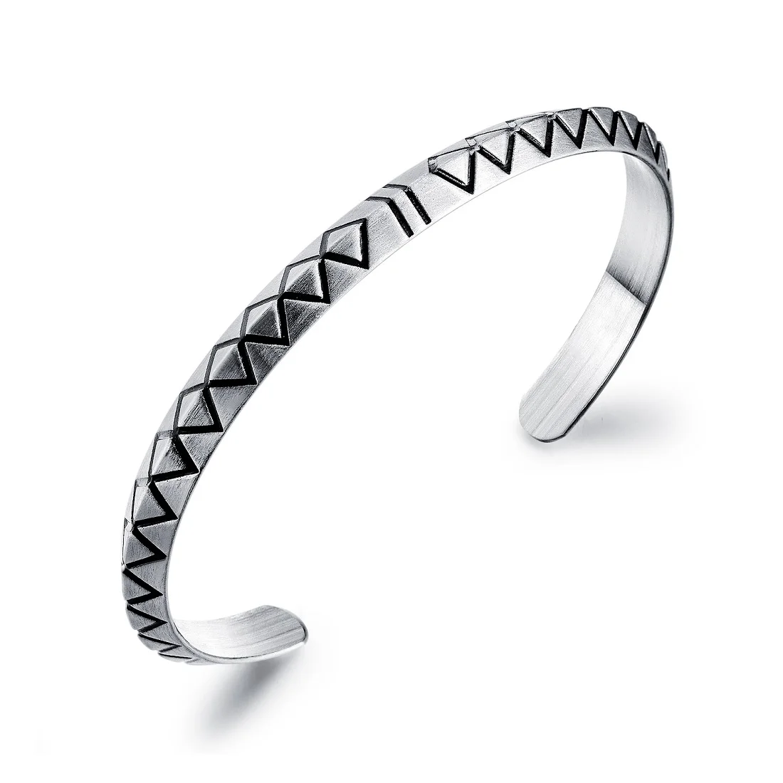 FATE LOVE Brand Men Male Statement Cuff Bracelets & Bangles Metal 316L Stainless Steel Luxury Fashion Jewelry