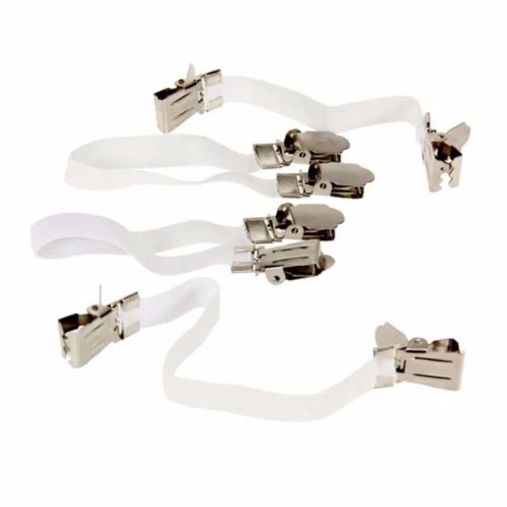 Buy 4 Pieces/Set Metal Bed Sheet Fasteners Clip