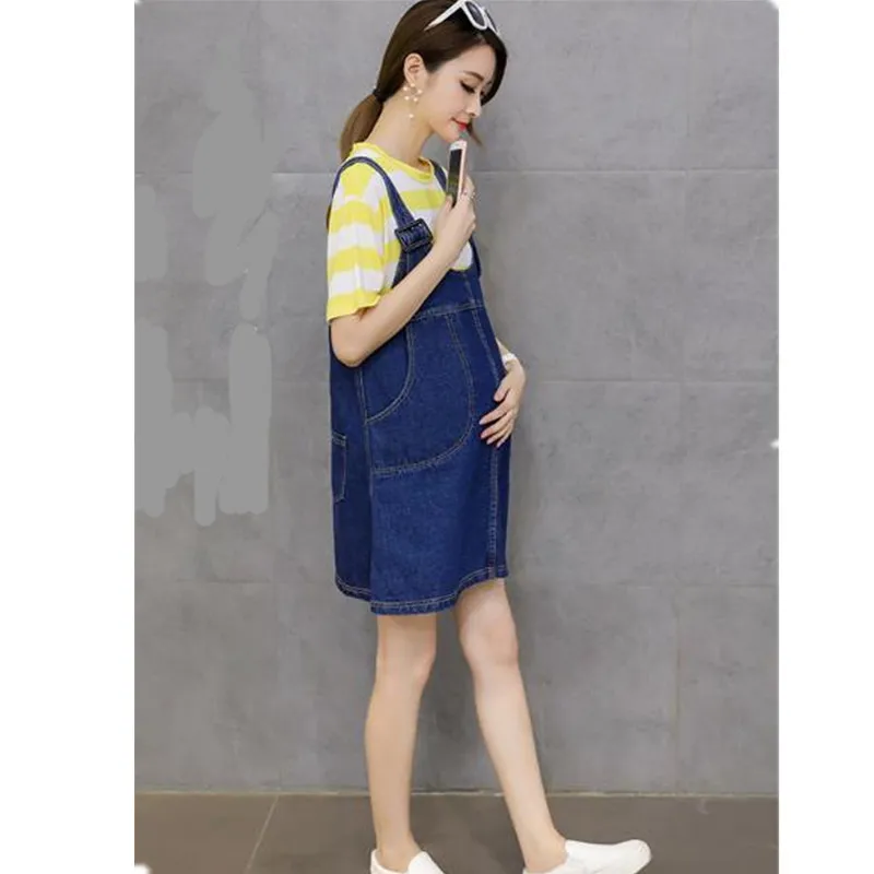 

2017 New Dress Skirt For Pregnant Women Maternity Denim Skirts Pregnancy Women Clothes B0319