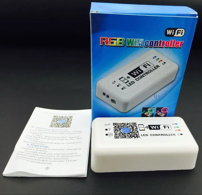 

DC12V-24V MINI LED WIFI RGB Controller for Iphone,Ipad,IOS/Android Mobile Phone Wireless control for RGB LED Strip light