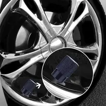 Vodool 4 шт./компл. Универсальный Авто Велосипедный Спорт шин Колпачки клапанов Пыль Покрывает для Шредера Клапан Алюминий автомобиля Средства для укладки волос