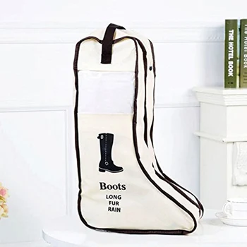 

Potable Women Tall Boots Storage/Protector Bag Dust-proof Boxes for Box Folding Households Novelty Shoes Organizer Waterproof