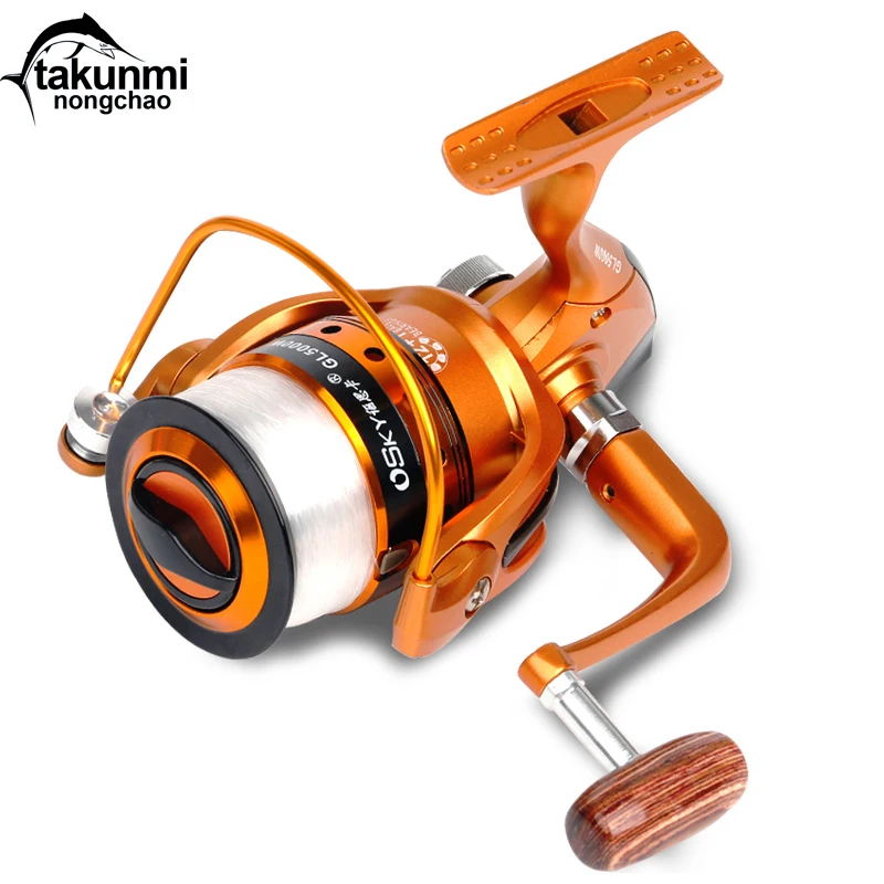 Цельнометаллическое морское басовое колесо без зазора, вращающееся колесо, линия, обе руки, сменные, без моря, рыболовное колесо ZG-56